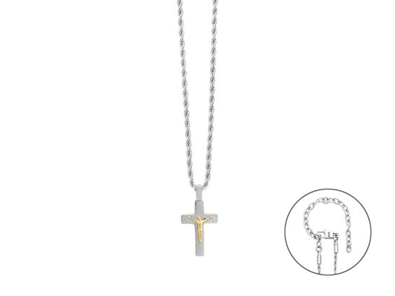 Collier 4US: Cesare Paciotti Homme in Acier 4UCL8511 - 4UCL8511